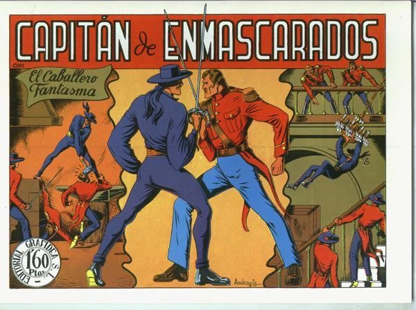 El Jinete Fantasma facsimil numero 004: Capitan de Enmascarados