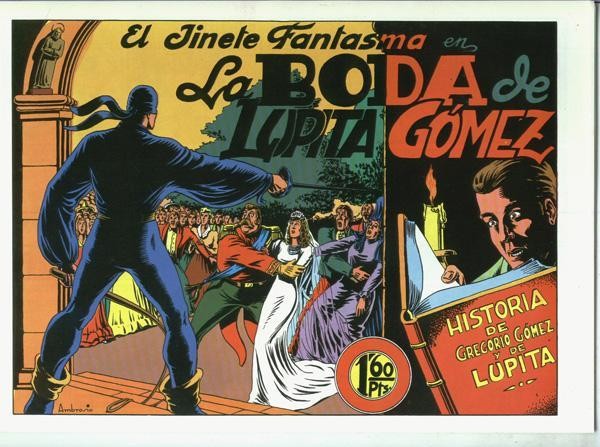 El Jinete Fantasma facsimil numero 020: la boda de Lupita Gomez