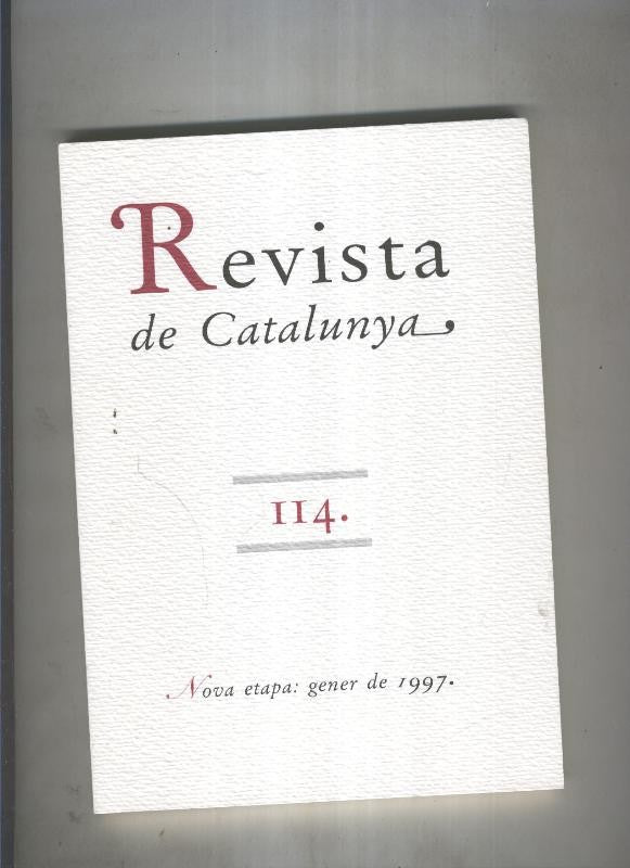 Revista de catalunya numero 114