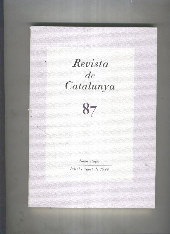 Revista de catalunya numero 087
