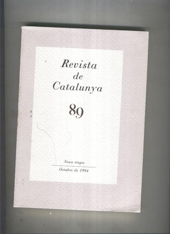 Revista de catalunya numero 089