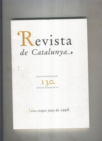 Revista de catalunya numero 130