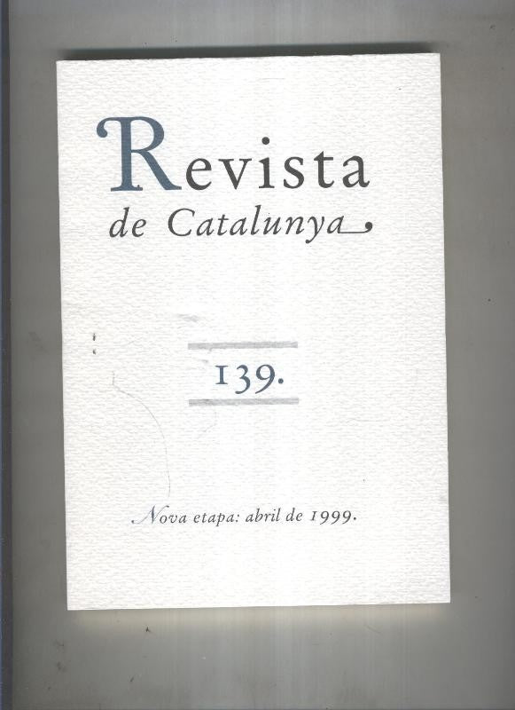 Revista de catalunya numero 139