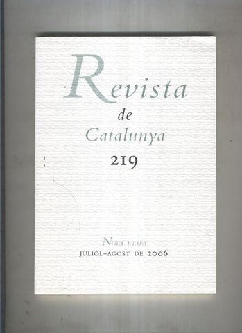 Revista de catalunya numero 219