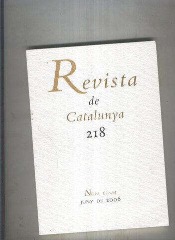 Revista de catalunya numero 218