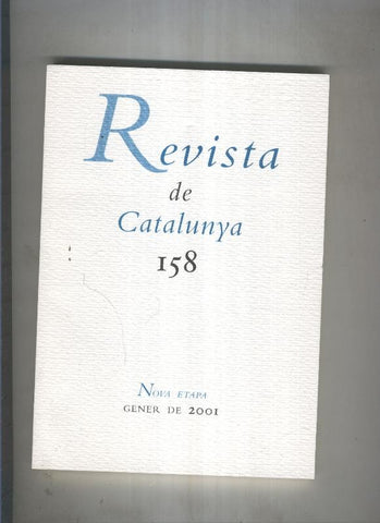 Revista de catalunya numero 158