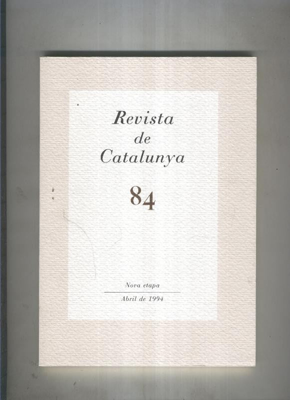 Revista de catalunya numero 084