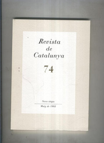 Revista de catalunya numero 074