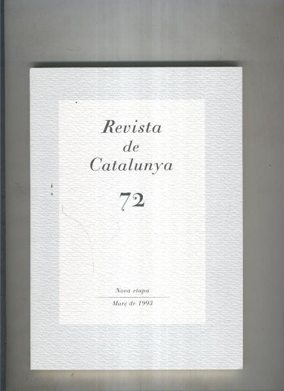 Revista de catalunya numero 072