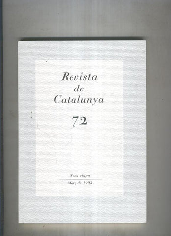 Revista de catalunya numero 072