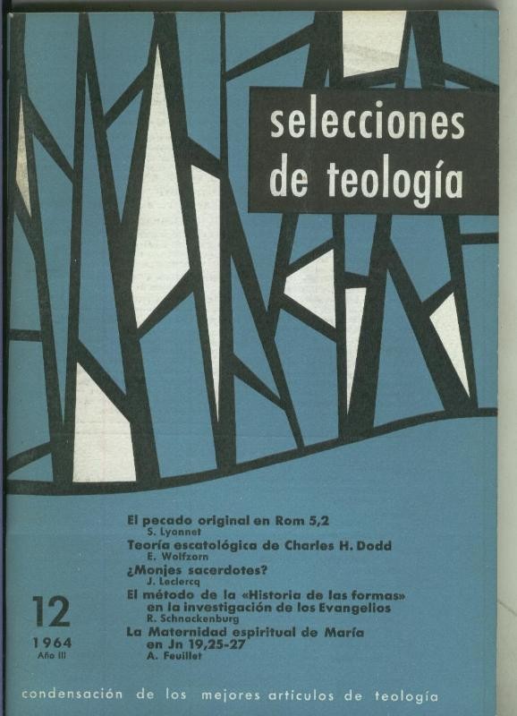 Selecciones de Teologia numero 12