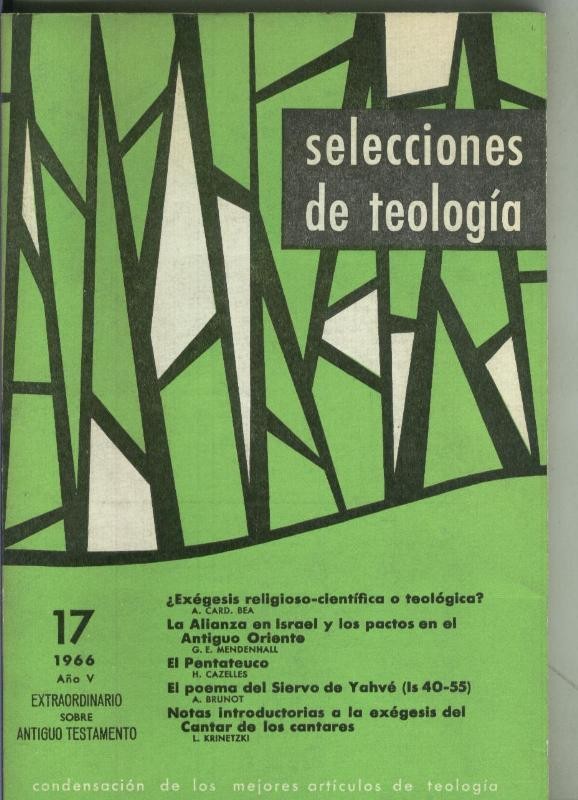 Selecciones de Teologia numero 17