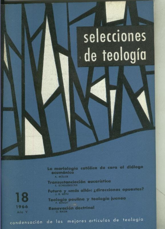 Selecciones de Teologia numero 18