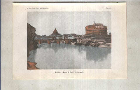 Lamina 01: Roma, ponte di Castel Sant Angelo
