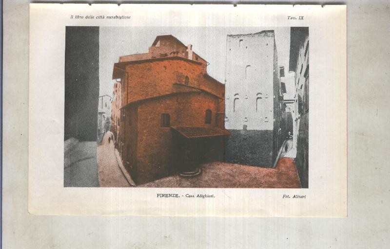 Lamina 09: Firenze, casa Alighieri