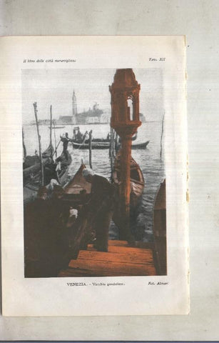 Lamina 12: Venezia: vecchio gondoliere