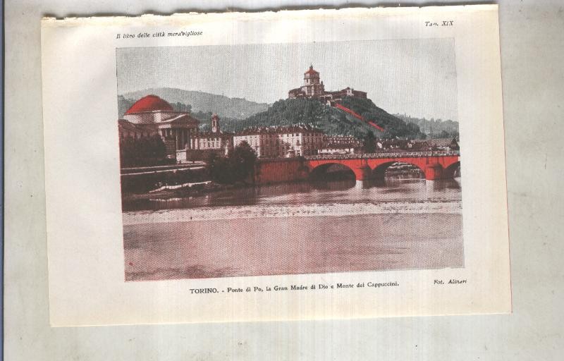 Lamina 19: Torino: Ponte di Po, La Gran Madre di Dio e Monte del Cappuccini