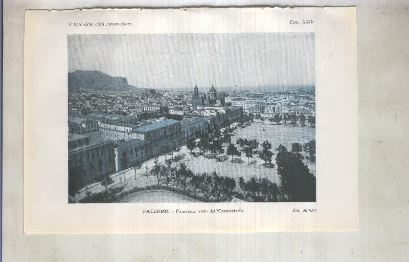 Lamina 24: Palermo: Panorama visto dell Osservatorio