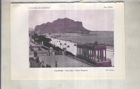 Lamina 27: Palermo: Foro italico a Monte Pellegrino
