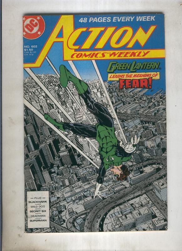 Action comics weekly 602 green lantern learns the meaning of fear