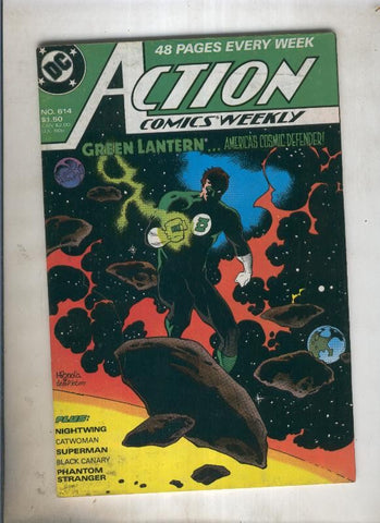 Action comics weekly 614 green lantern .. americas cosmics defender