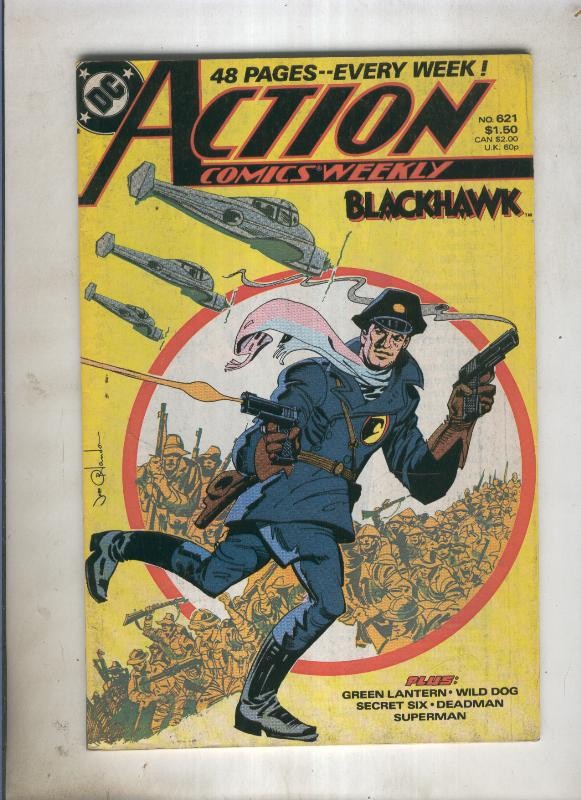 Action comics weekly 621 blackhawk