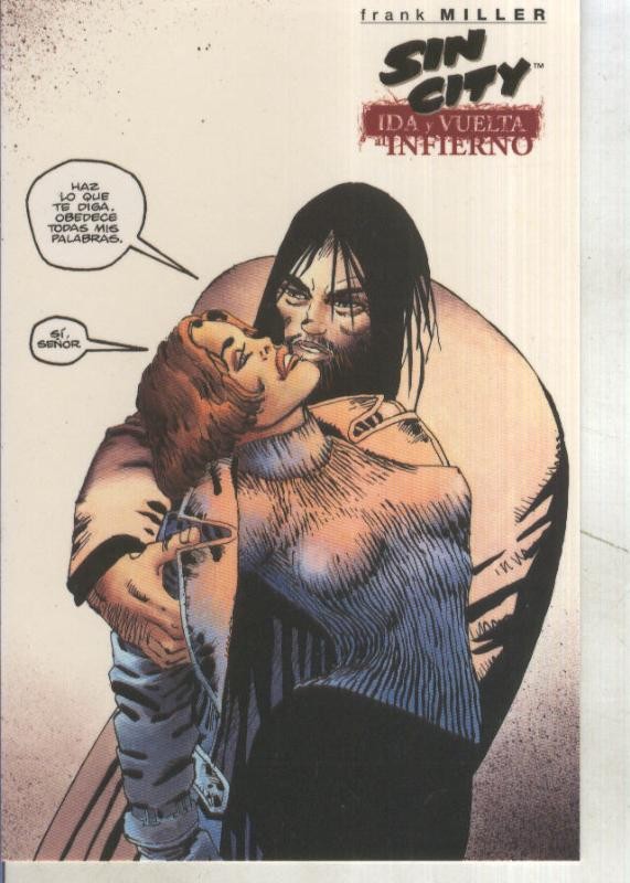 Postal de Sin City: ida y vuelta al infierno modelo 3