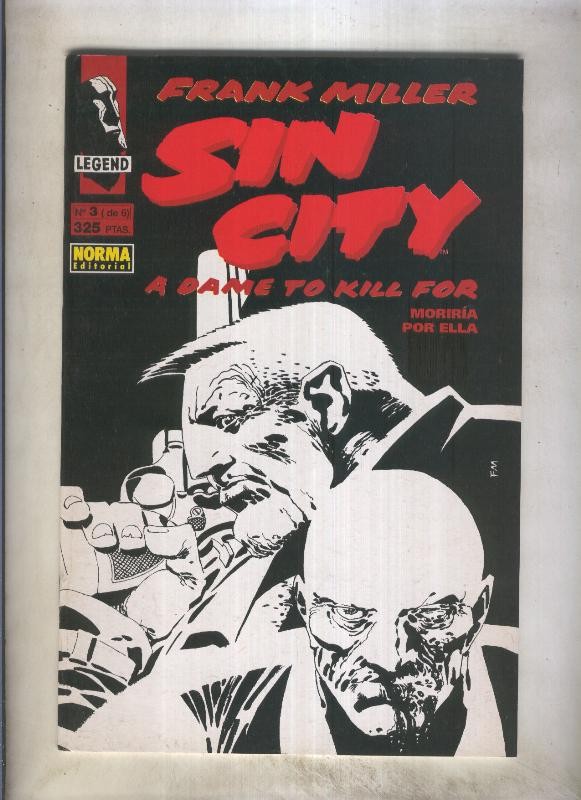 Sin City: moriria por ella numero 3