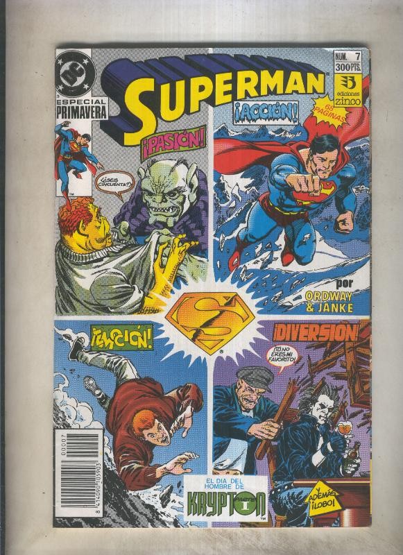 Superman especial numero 7: Primavera: el dia del hombre de Krupton