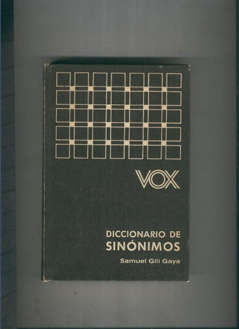 Vox: Diccionario de sinonimos