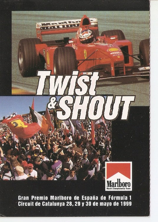 Postal 020048 : Twist & Shout. Circuito de Cataluña