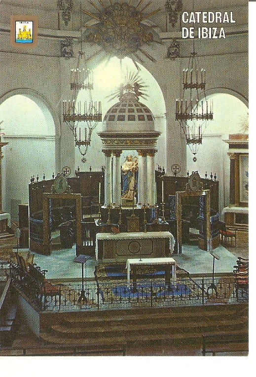 Postal 020093 : Interior Catedral de Ibiza