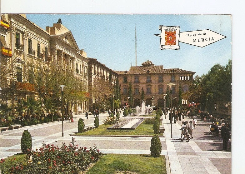 Postal 020130 : Glorieta de España - Murcia