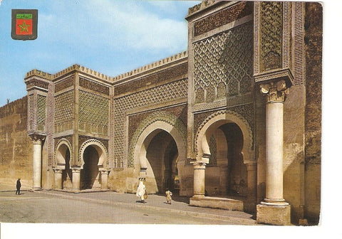 Postal 020177 : Vista de la puerta Bab Mensour. Siglo XVI. Meknes