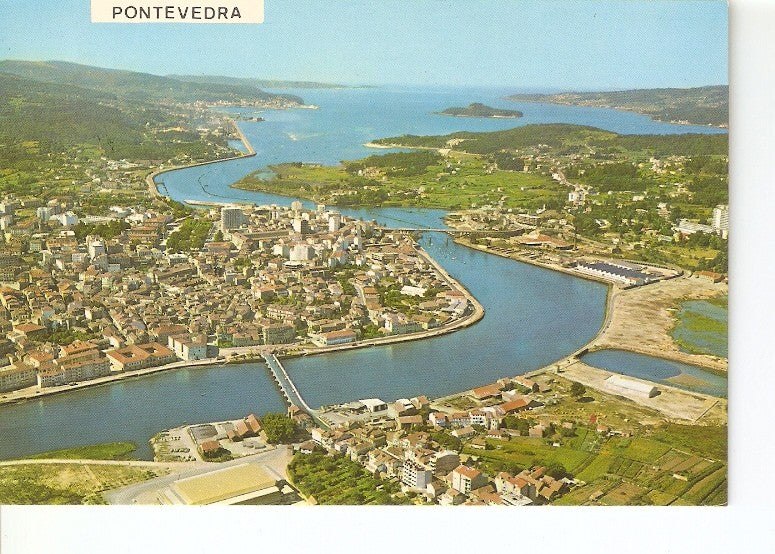 Postal 020199 : Vista aerea Pontevedra