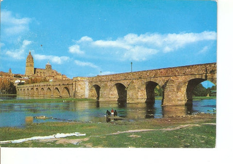 Postal 020201 : Puente Romano y Catedral - Salamanca