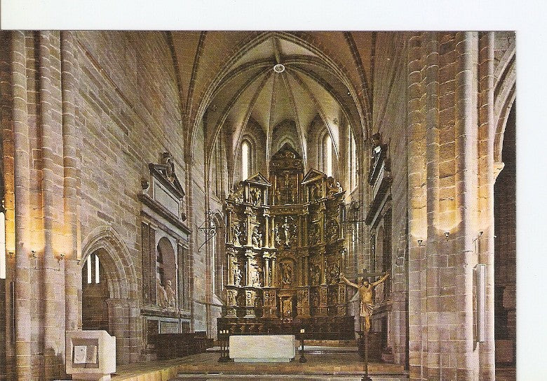 Postal 020216 : Presbiterio de la Colegiata de San Miguel. Aguilar del Campo - Palencia