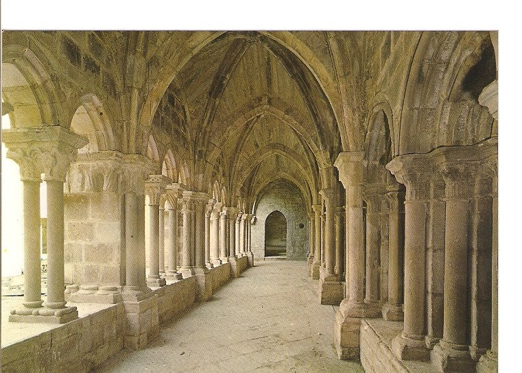 Postal 020220 : Claustro de la Abadia de Sta. Mº. La real. Aguilar de Campoo - Palencia