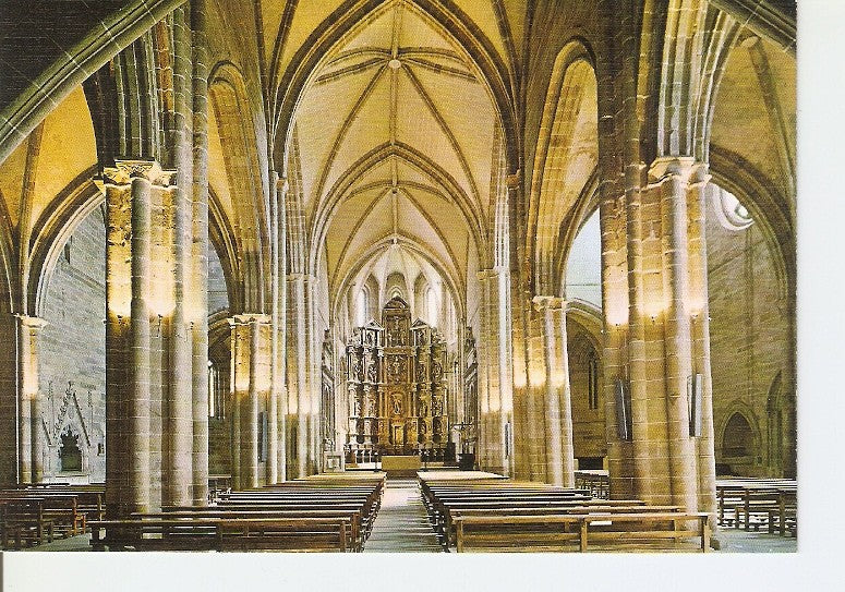 Postal 020221 : Colegiata de San miguel Arcanguel. Aguilar de Campoo - Palencia