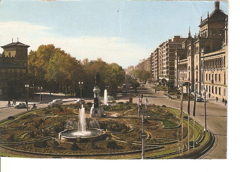 Postal 020243 : Plaza de Zorrilla - Valladolid