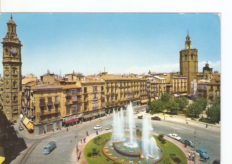 Postal 020254 : Plaza de la Reina - Valencia