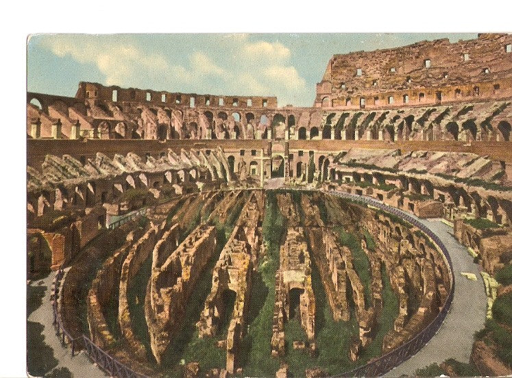 Postal 020375 : Colosseo coi nuovi scavi - Roma