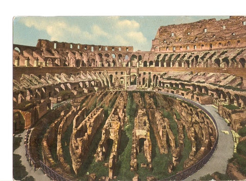 Postal 020375 : Colosseo coi nuovi scavi - Roma