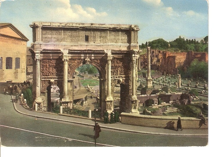 Postal 020376 : Arco di Settimio Severo - Roma