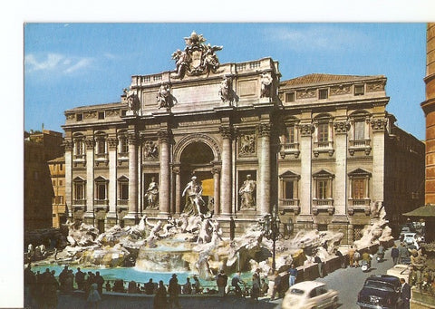 Postal 020378 : Fontana di Trevi - Roma