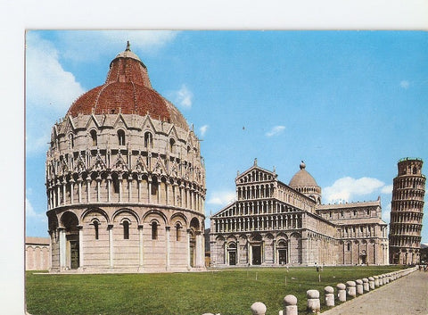 Postal 020421 : Cathedral and Baptistery - Pisa