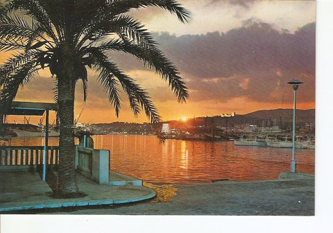 Postal 020437 : Atardecer en la Bahia - Palma de Mallorca