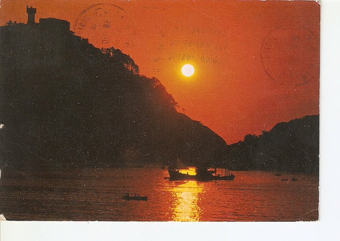 Postal 020449 : Puesta de Sol. Monte Igueldo San Sebastian - Donostia