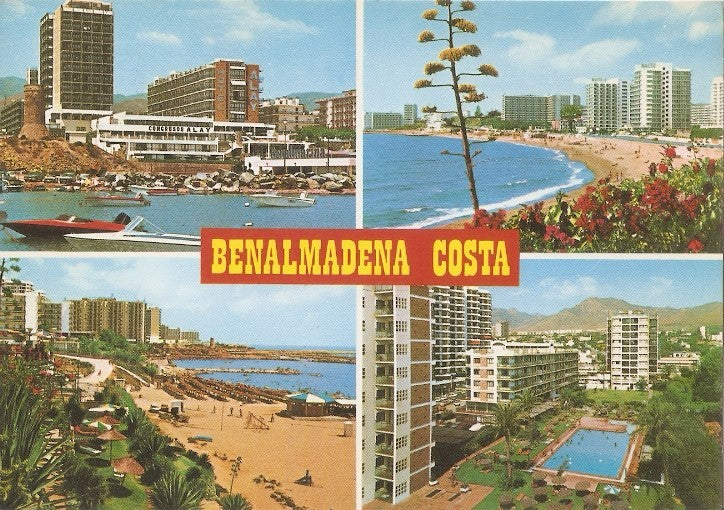 Postal 020468 : Vistas diversas, Costa del Sol Benalmadena