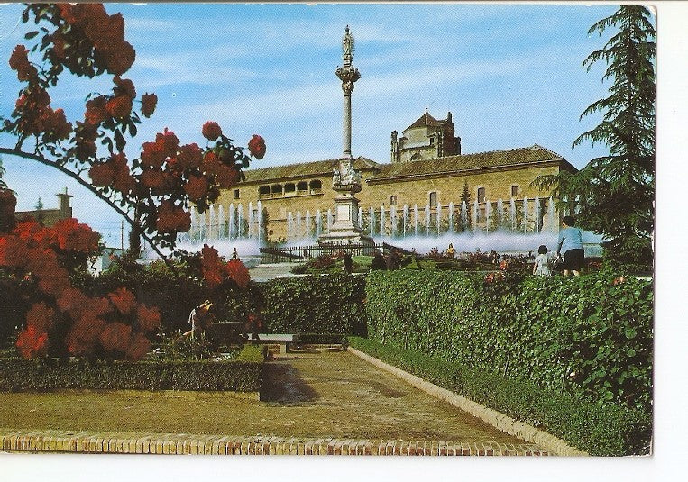 Postal 020469 : Jardines y Fuente luminosa - Granada